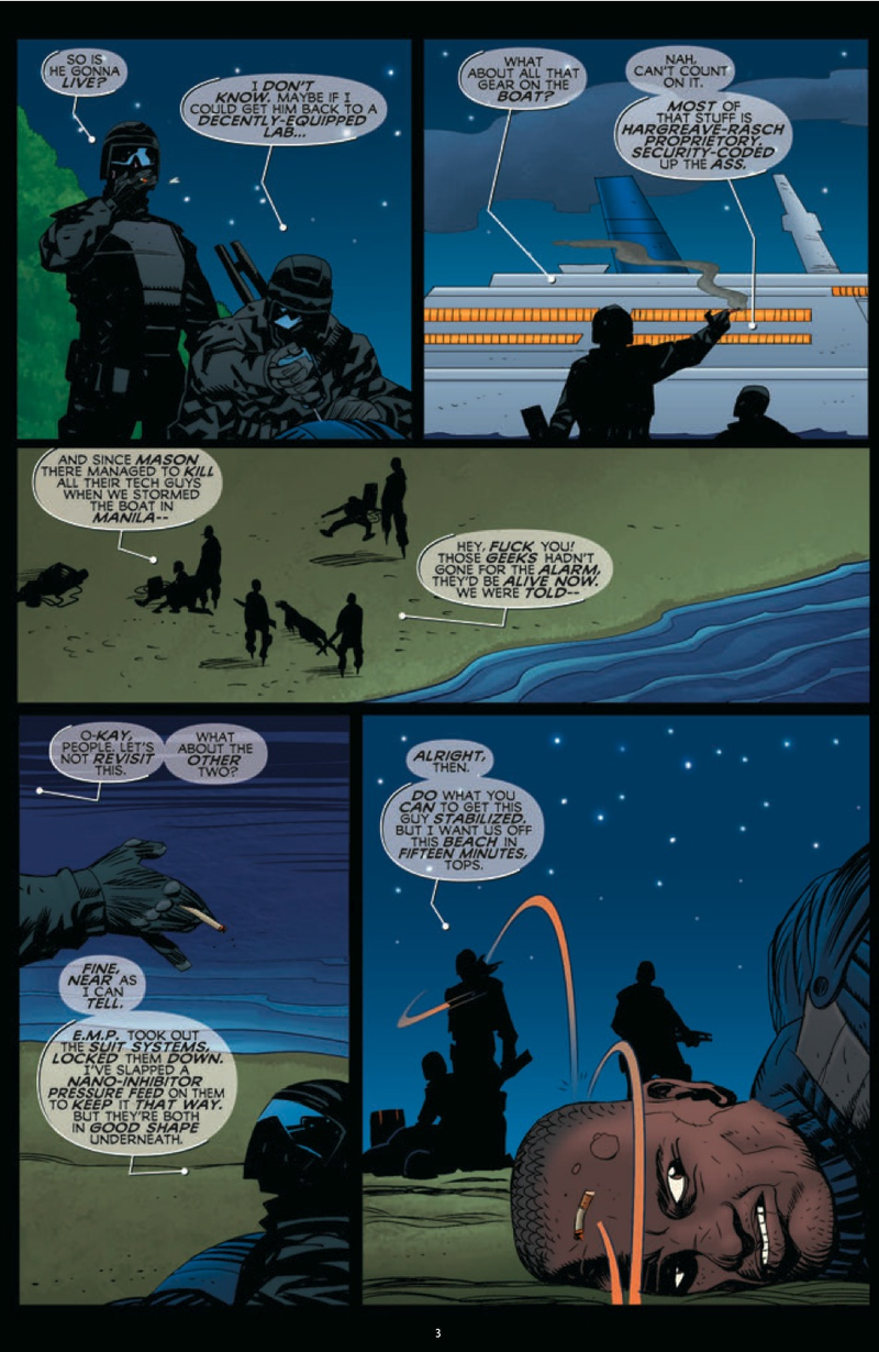 Illustration for article titled Read a seven-page preview of the finale of the Crysis comic book